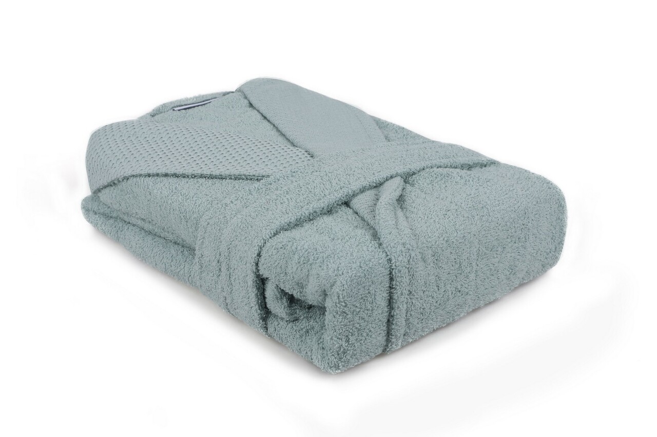 Halat de baie, L'essentiel Maison, Cappa, Verde menta - imagine 5